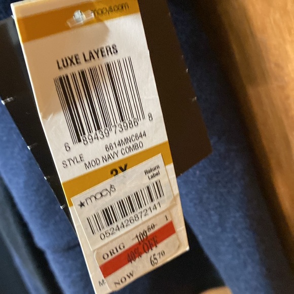 ALFANI woman navy jacket Sale Final - Picture 2 of 2